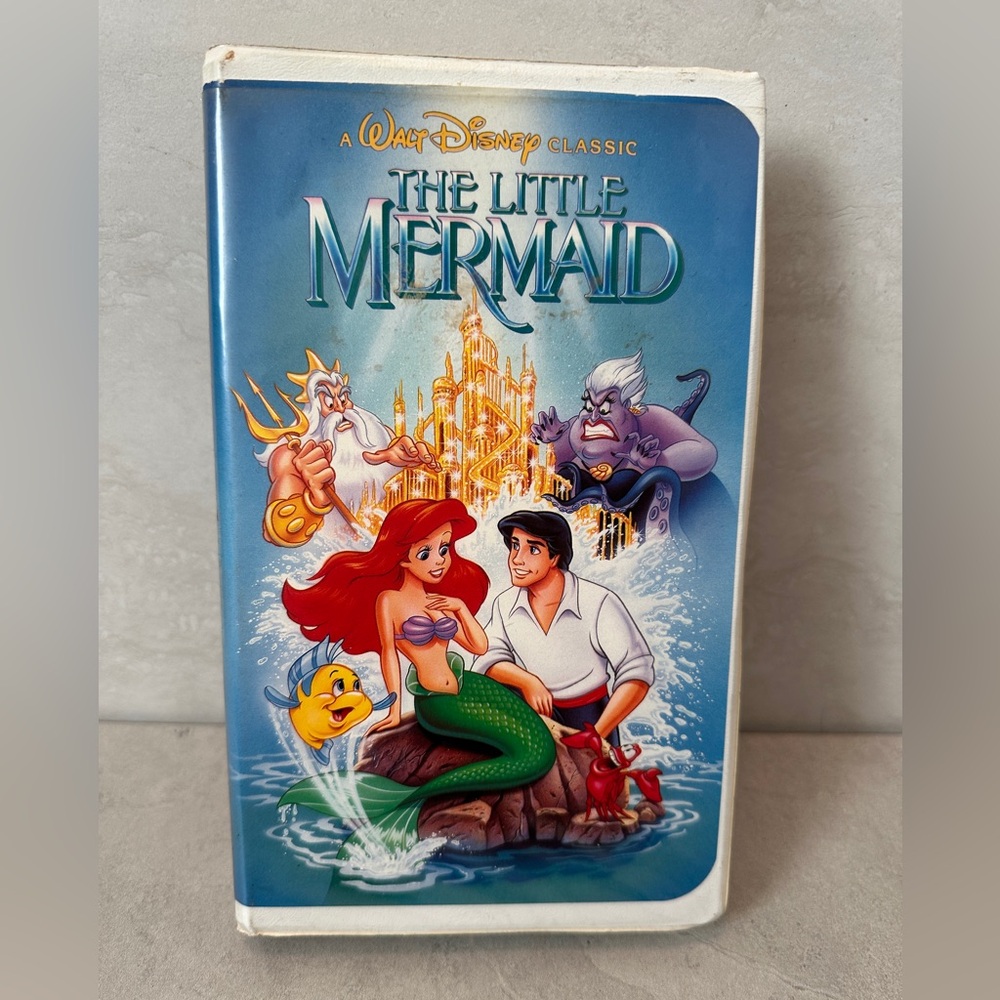 Disney The Little Mermaid VHS - Blue and Red Cover